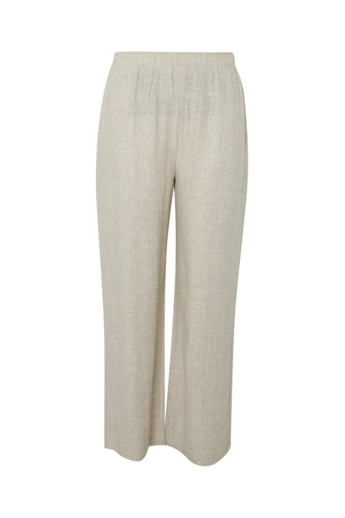 Leinen- und Viskosehose mit Lurex-Details-Paprika-10