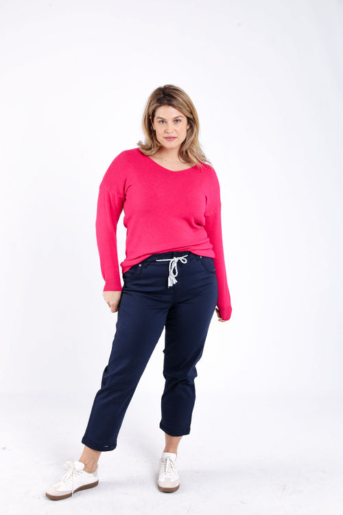 Uni Baumwoll-Chino-Paprika-7