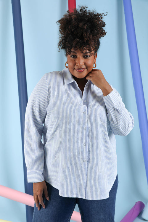 Gestreifte Bluse-Paprika-1