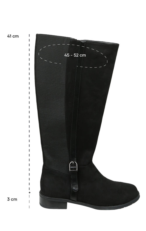 Reitstiefel aus Wildleder-Paprika-6