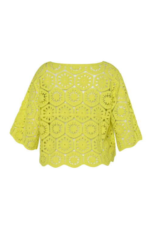 Einfarbiger Häkelpullover-Paprika-11