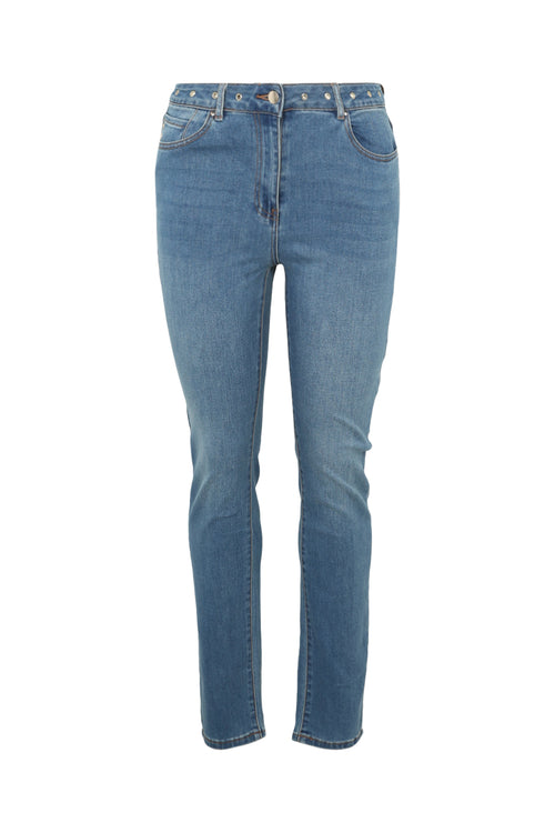 Slim-Fit-Jeans „Louise“ L32 Ösendetail an Gürtel und Taschen-Paprika-10