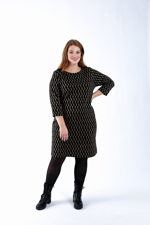 Robe jacquard-Paprika-7