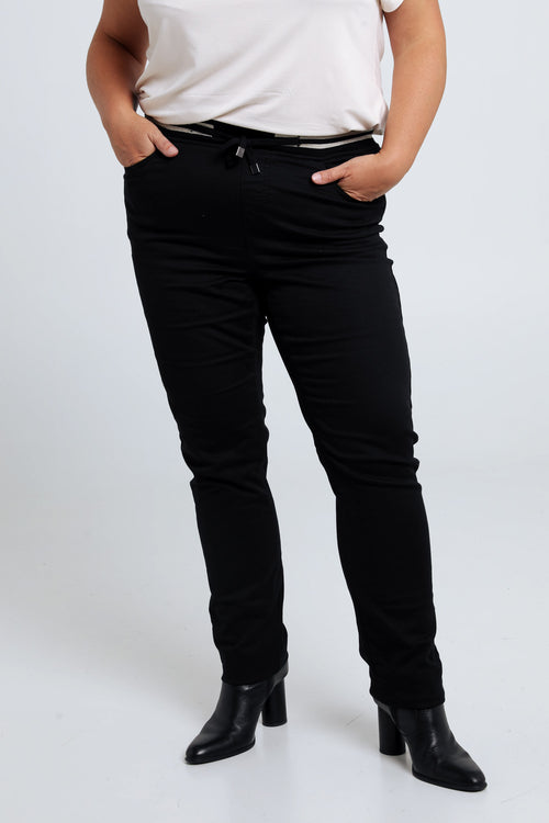 Unifarbene schmale Jeggings ‚Lolly