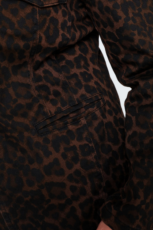 Blazer mit Animal-Print-Paprika-6