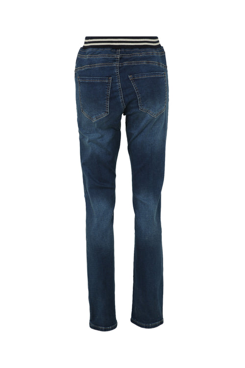 Unifarbene Slim-Fit-Jeansjeggings „Lolly“ L32 mit Netzgürtel-Paprika-10