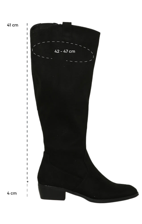 Schlichte Cowboystiefel-Paprika-6