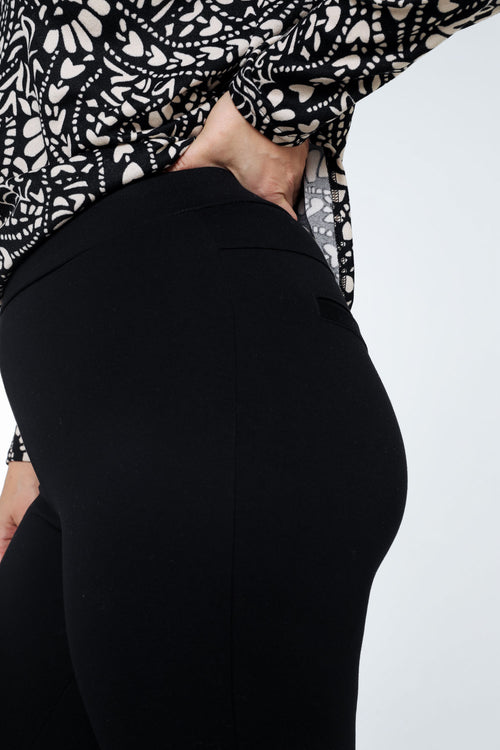 Unifarbene Slim-Fit-7/8-Milanoleggings aus Viskose-Paprika-4