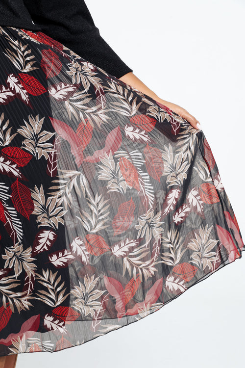 Robe 2 en 1 en maille chaude-Paprika-4