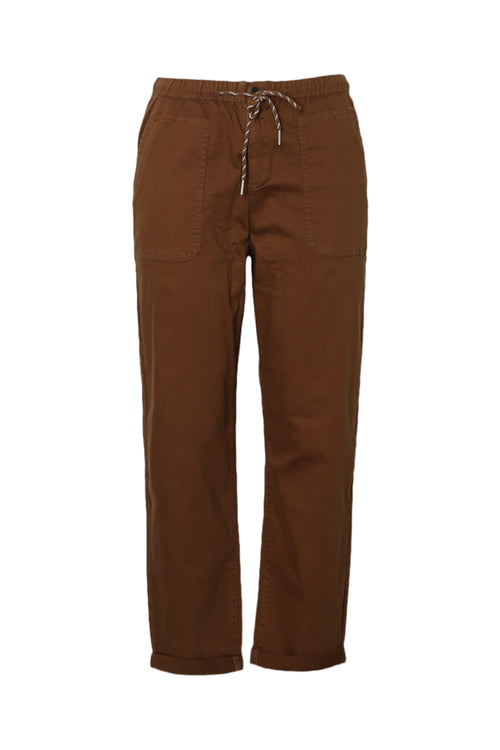 Chino en coton uni-Paprika-10