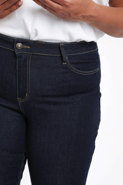 Slim-Fit-Jeans „Louise“ L32 mit 5 Taschen-Paprika-4