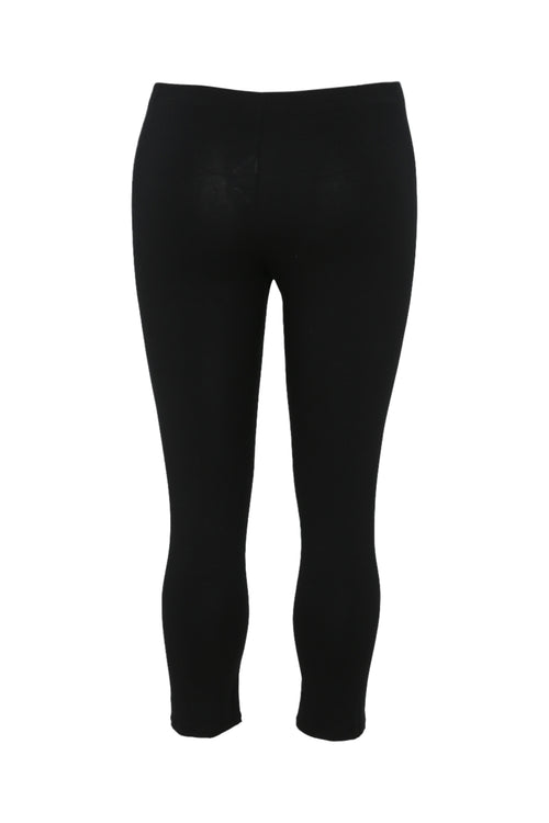 Unifarbene 7/8-Leggings aus Viskose-Paprika-10