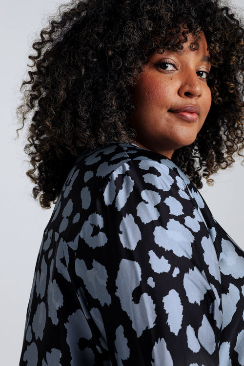 Viskosebluse mit Animal-Print-Paprika-4