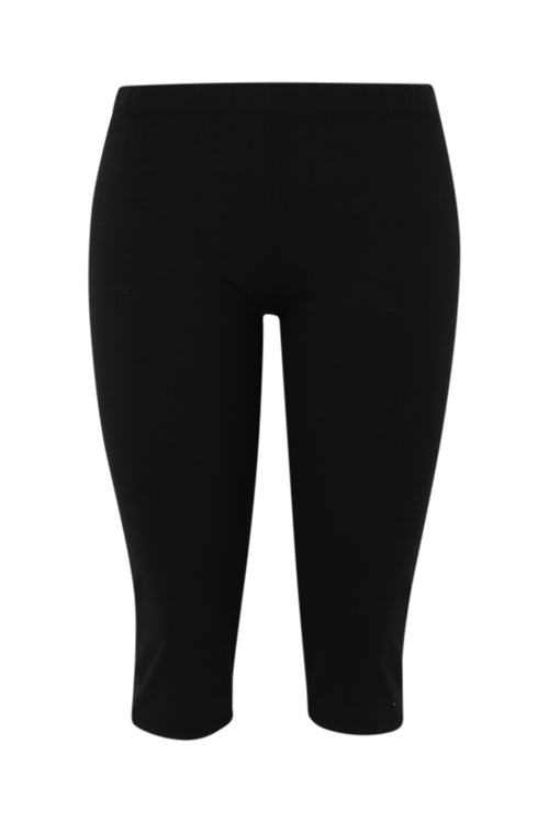 Legging aus einfarbigem Baumwollstoff-Paprika-2