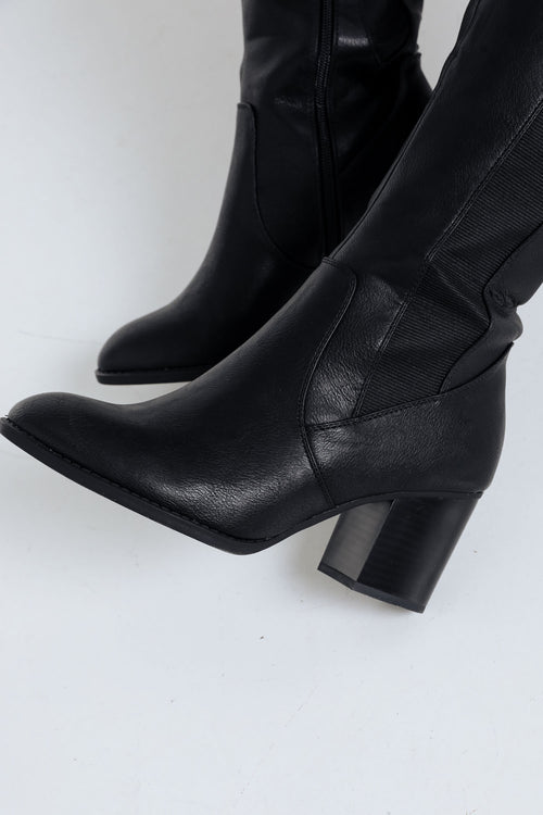  Klassische Stiefel mit Absatz-Paprika-5