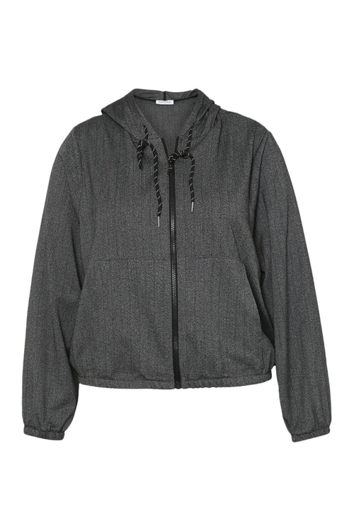 Kapuzensweatshirt mit meliertem Stoff-Paprika-7