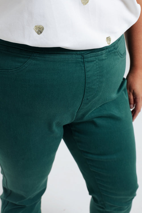 Unifarbene Slim-Fit-Jegging „Lolly“ L 32-Paprika-4
