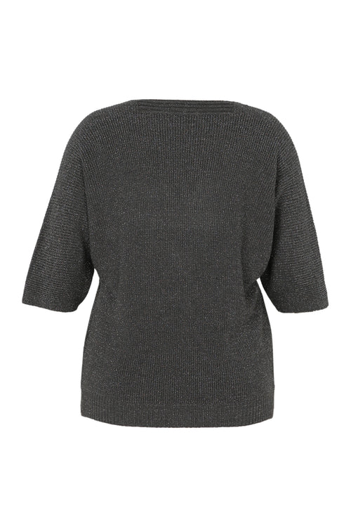 Einfarbiger Pullover mit Lurex-Paprika-11