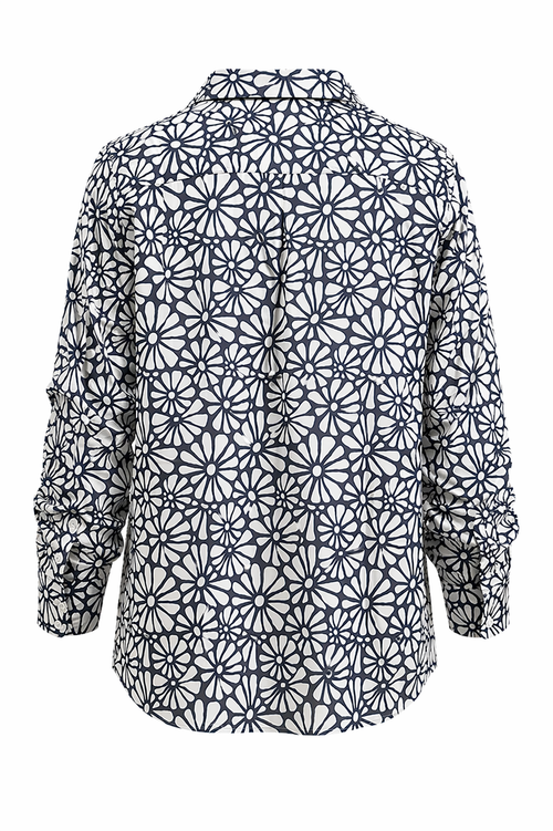 Bedruckte Bluse aus Baumwolle-Paprika-11