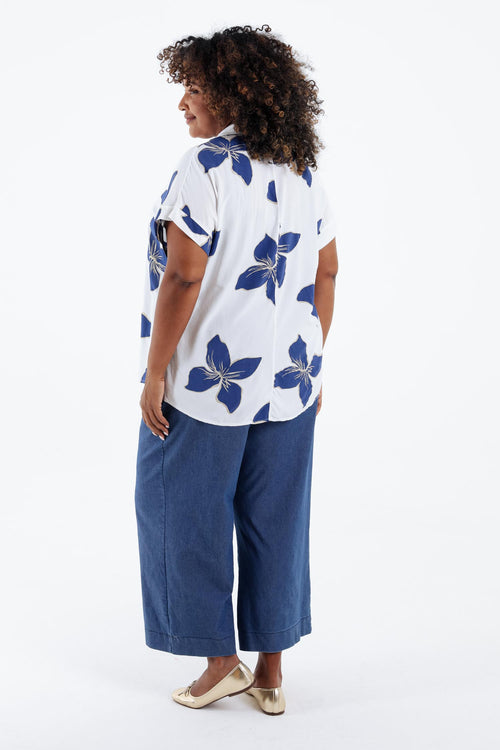 Bluse aus bedruckter Viskose-Paprika-2