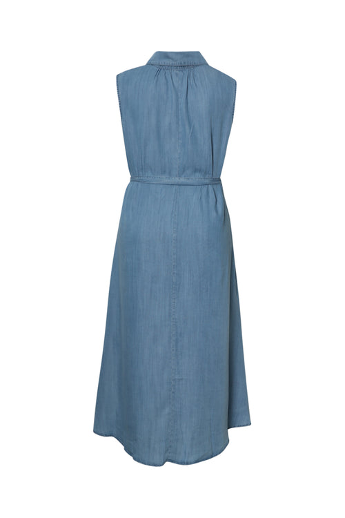Robe en tencel unie-Paprika-11