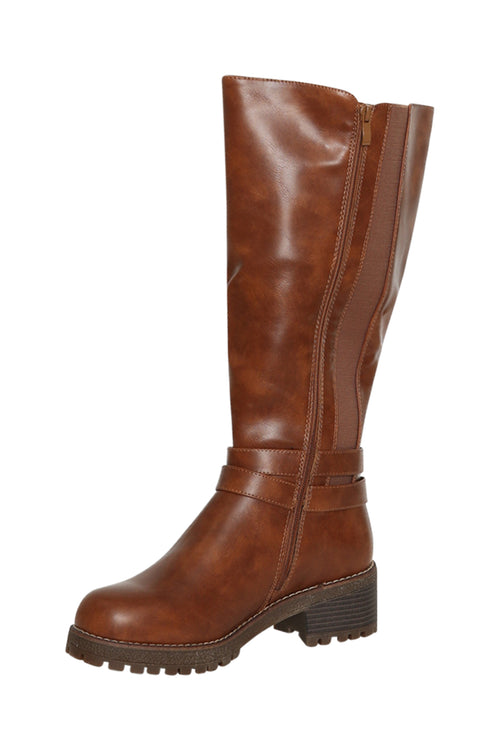 Stiefel mit doppelter Schnalle-Paprika-6