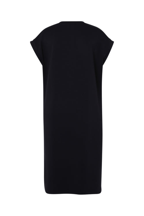 Einfarbiges Maxikleid aus Viskose-Paprika-11