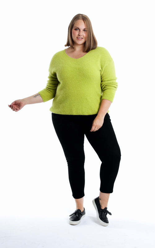 Pull avec alpaga uni-Paprika-6