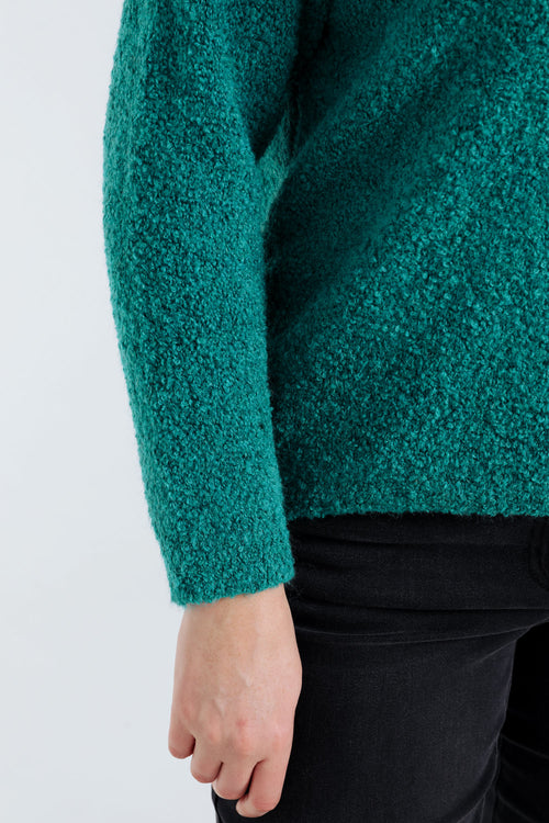 Schlichter Pullover aus Schlingenstrick-Paprika-6