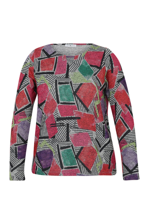 T-Shirt mit grafischem Print-Paprika-10