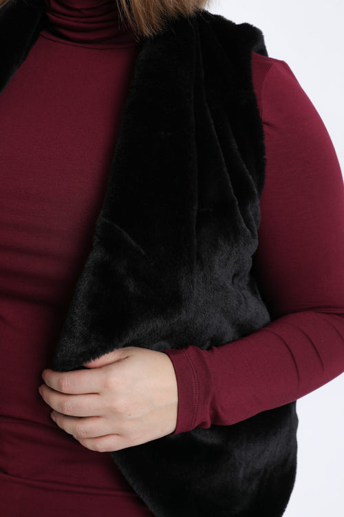 Jacke aus Kunstpelz-Paprika-5