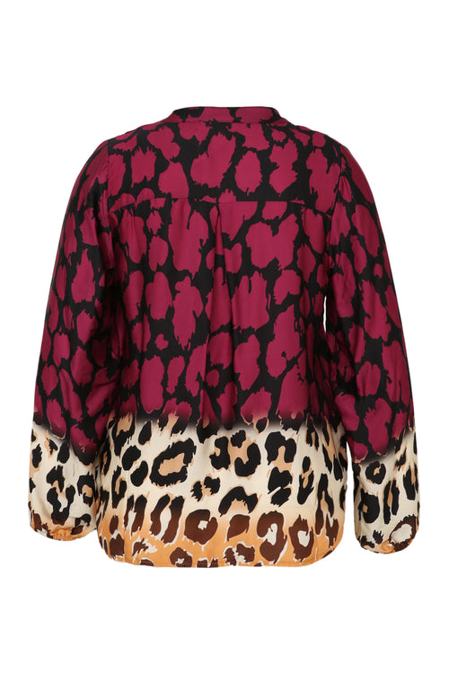 Viskosebluse mit Animal-Print-Paprika-11
