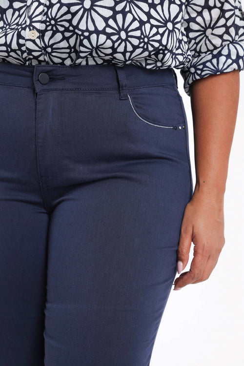 Pantalon slim Louise 7/8-Paprika-2