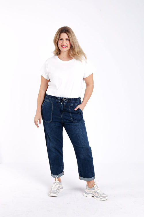 Chino-Hose aus Jeansstoff-Paprika-6