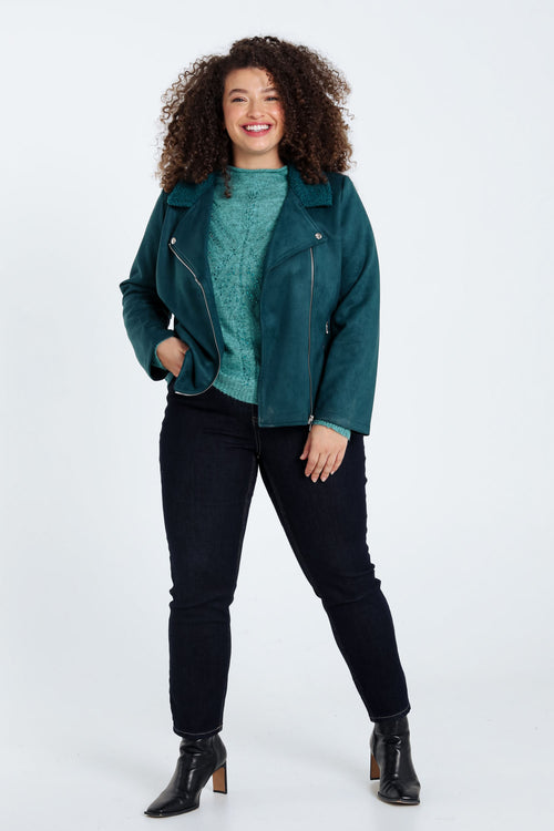 Perfecto uni col bouclette-Paprika-8