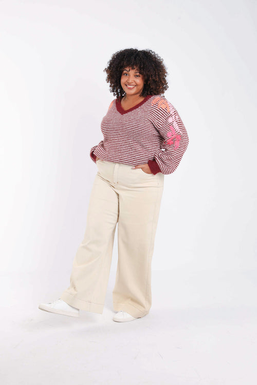 Jeans Elodie L32 uni-Paprika-9