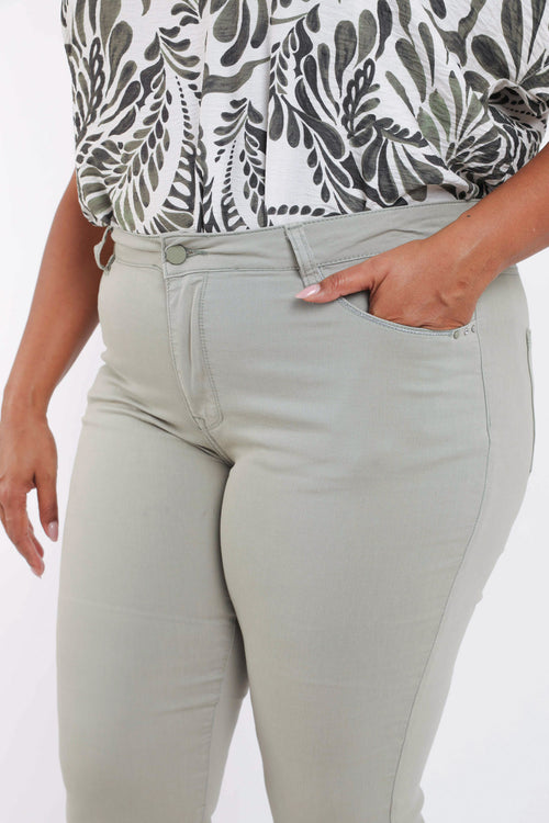 Pantalon slim Louise 7/8-Paprika-3