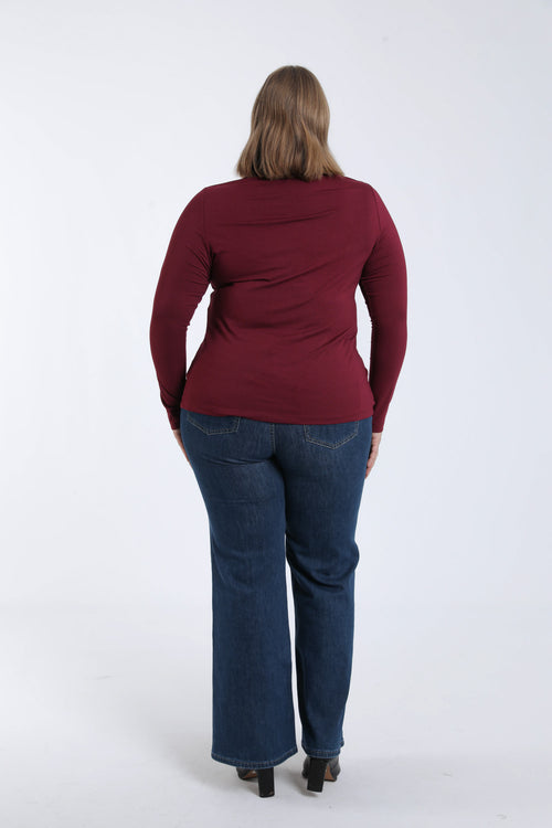 Gestreifter Sweatshirt mit gesticktem Herz-Paprika-3