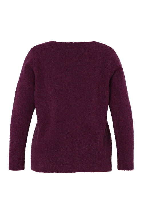 Schlichter Pullover aus Schlingenstrick-Paprika-11