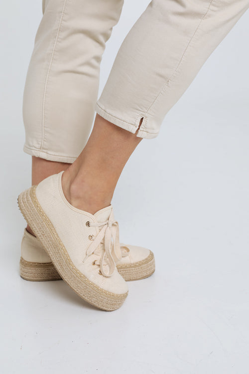 Unifarbene Slim-Fit-3/4-Jeggings „Lolly“ mit 5 Taschen-Paprika-5