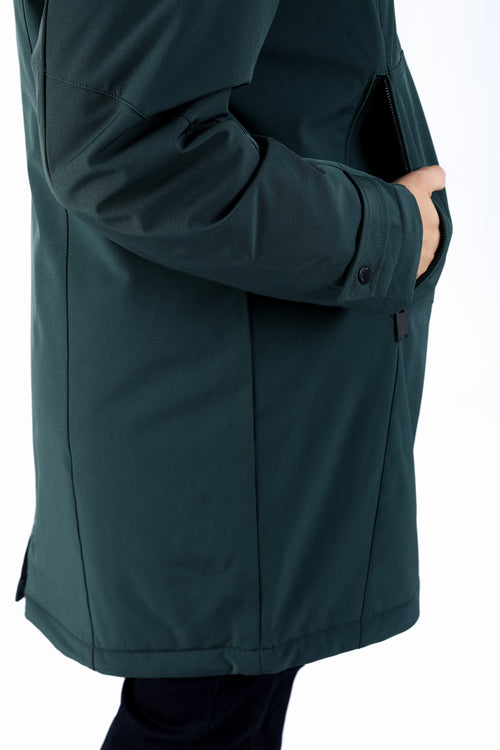 Parka unie avec capuche-Paprika-6