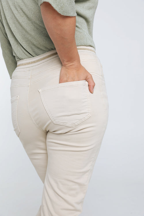 Unifarbene Slim-Fit-3/4-Jeggings „Lolly“ mit 5 Taschen-Paprika-4