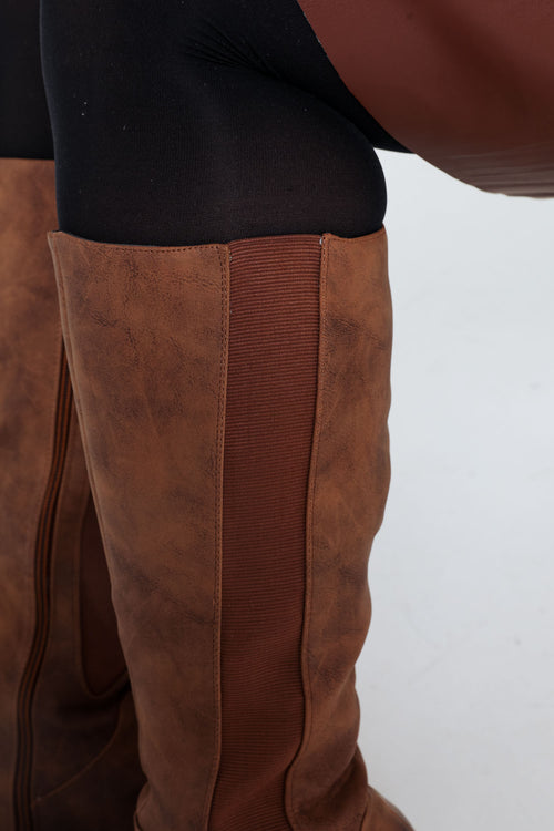  Klassische Stiefel mit Absatz-Paprika-8