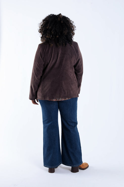 Blazer aus Samt-Paprika-2