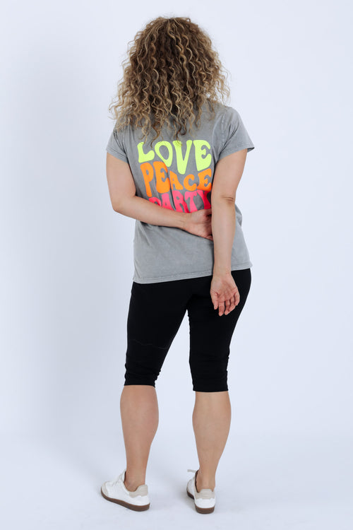 Legging aus einfarbigem Baumwollstoff-Paprika-2