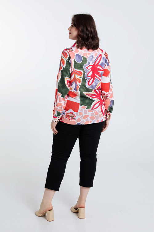 Chemise en coton-Paprika-2