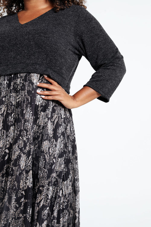 2-in-1-Kleid aus warmem Strick-Paprika-5