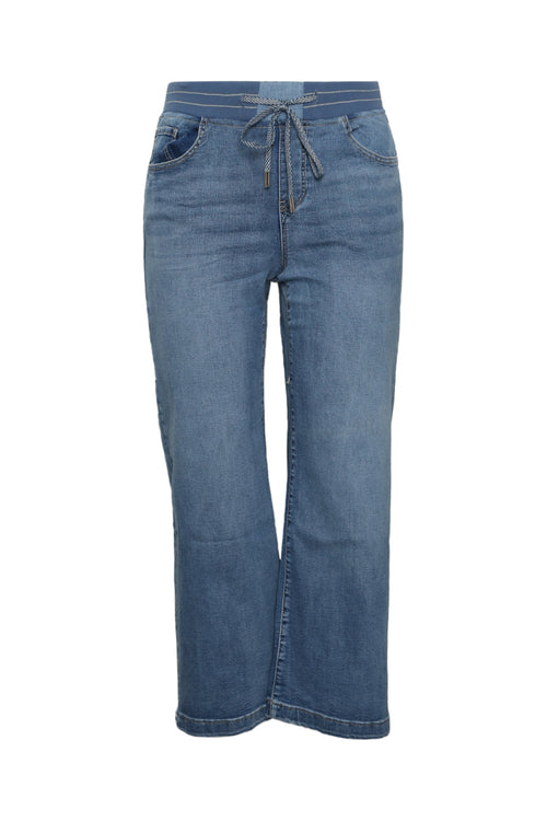 Jegging large Lolly 7/8 en denim-Paprika-10