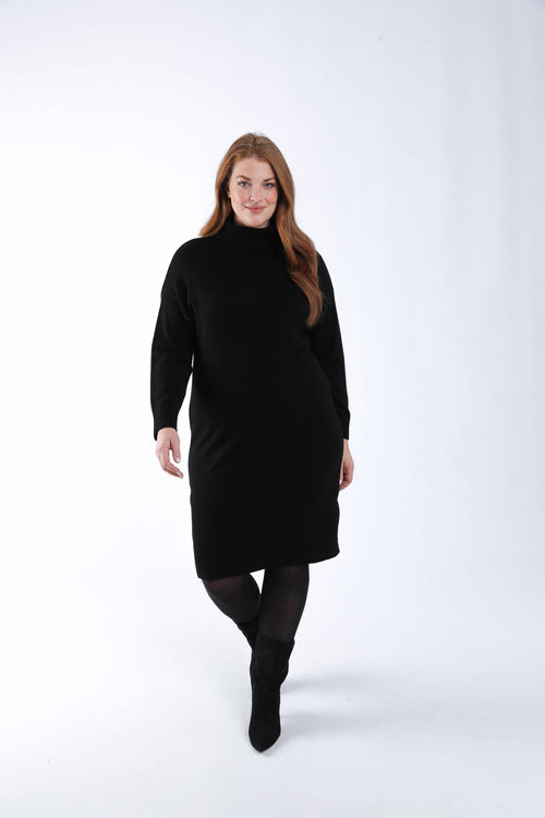 Uni Strickkleid-Paprika-1