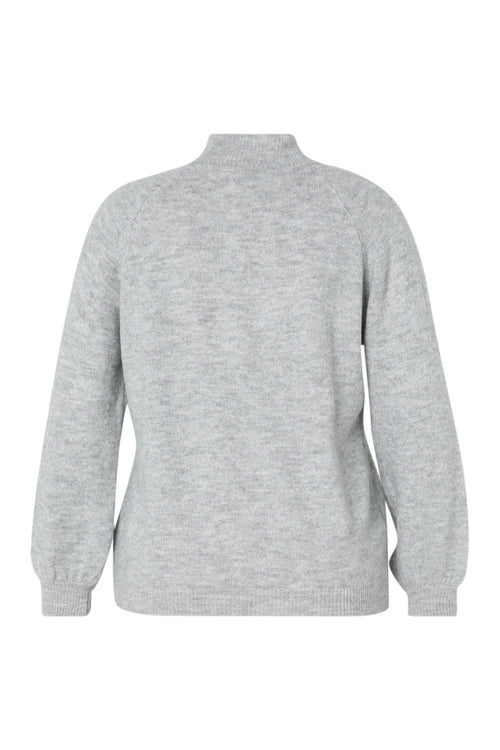 Einfarbiger Pullover mit Lurex-Paprika-11